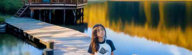 Stable Diffusion Generation: Girl on Dock